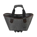 SINGLE BAG FOR BICYCLE-REAR- RACKTIME AGNETHA 2.0 GREY - ON CARRIER (L 34cm x L 26cm x h 37cm)  - COMPATIBLE RACKTIME SYSTEM SNAP-IT 2.0 (VERSION AFTER 2021)
