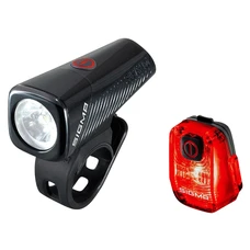 ECLAIRAGE VELO USB KIT SIGMA BUSTER 150 LUMEN /NYTE 10 ECLAIRAGE FIXE ET CLIGNOTANT (AUTONOMIE AVANT 14,5H / ARRIERE 33H) NOIR