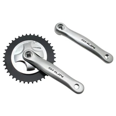 CHAINSET FOR URBAN BIKE- P2R - -ALUMINIUM CRANKS - 170mm WITH 40T.CHAINRING-. CHAIN 3.30