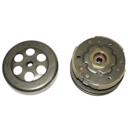 EMBRAYAGE SCOOT ADAPTABLE SCOOT 50 CHINOIS 2T/CPI 50 ARAGON, HUSSAR, OLIVER, POPCORN/KEEWAY 50 F ACT, FOCUS, HURRICANE, MATRIX (DIAM 112 AVEC POULIE + CLOCHE) -P2R
