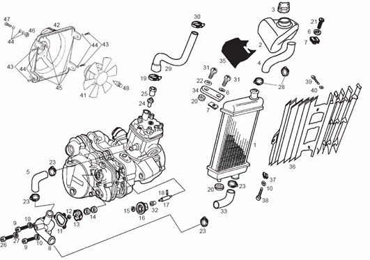 Installation refroidissement