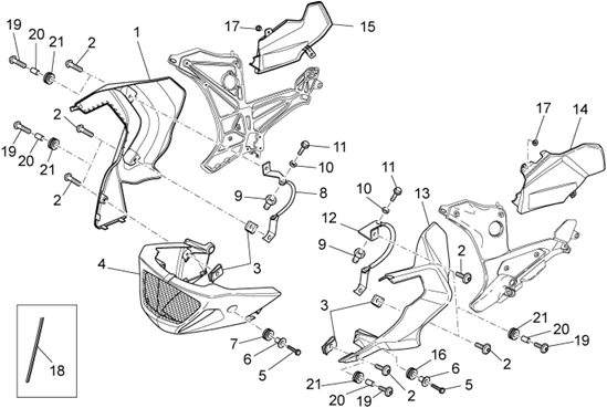 Carrosserie centrale