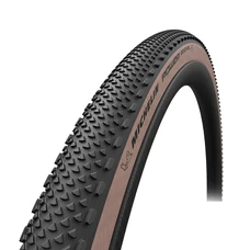 PNEU GRAVEL 700 X 42 MICHELIN POWER GRAVEL NOIR FLANC BEIGE TUBELESS READY TS (42-622)