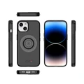 COQUE SMARTPHONE/TELEPHONE GR XPLORE POUR APPLE IPHONE 14 NOIR COMPATIBLE MAGSAFE (VENDU A L'UNITE)