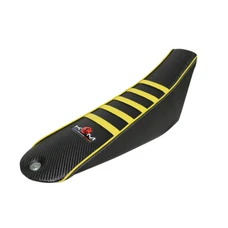 COUVRE/HOUSSE DE SELLE 50 A BOITE KRM PRO RIDE POUR BETA 50 RR 2011>2020 NOIR/JAUNE