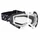 MASQUE/LUNETTES CROSS ADX MX BLANC/NOIR ECRAN TRANSPARENT ANTI-RAYURES (HOMOLOGUE EN1938) (+ LIVRE AVEC ECRAN MIROIR)