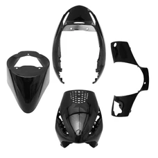 CARROSSERIE/CARENAGE SCOOT ADAPTABLE PIAGGIO 50 ZIP 2000> NOIR BRILLANT (KIT 4 PIECES) -P2R