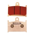 PLAQUETTE DE FREIN NEWFREN POUR SUZUKI 1100 GSX-R 1989>1992 AV, 1200 GSF BANDIT 1996>2000 AV / TRIUMPH 900 SPEED TRIPLE 1997>2001 AV  (L 70mm - H 55mm - P 8.5mm)  (FD0129TS)  (TOURING METAL FRITTE)