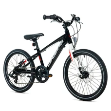 VELO MUSCULAIRE VTT 20 LEADER FOX GAMP 2026 GARCON NOIR 6V (TAILLE ENFANT 120 à 135 cm)