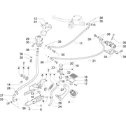 Groupe pédales - Leviers