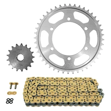 CHAIN AND SPROCKET KIT FOR SUZUKI 1000 GSX S 2015>2021, GSX S ABS 2015>2022, GSX S EVO ABS 2018, GSX S KATANA 2020>  525  17x44  (REAR SPROCKET Ø 110/130/10.5)  (OEM SPECIFICATIONS)  -AFAM-