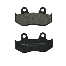 PLAQUETTE DE FREIN NEWFREN POUR HONDA 110 NHX 2008>2009 AV, 125 DYLAN 2001>2007 AV, 125 PSI 2006>2013 AV, 125 SH 2000>2008 AV  (L 81mm - H 42mm - P 9.3mm)  (FD0304BE)  (ELITE ORGANIQUE)