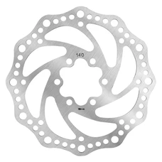 DISQUE DE FREIN TROTTINETTE 6 TROUS DIAM 140 mm ARGENT -SELECTION P2R