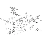 Fourche arriere - Amortisseur