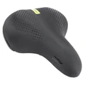 SELLE CITY NEWTON MODERATE A MEMOIRE DE FORME NOIR 247X203MM RAIL ACIER