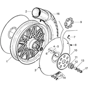 Roue arrière