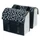 SACOCHE ARRIERE VELO DOUBLE BASIL URBAN LOAD WATERPROOF NOIR/BLANC REFLECTIVE  48-53L (41x18x46cm) WATERPROOF