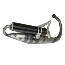 POT SCOOT YASUNI Z VERNI POUR MBK 50 BOOSTER, STUNT/YAMAHA 50 BWS, SLIDER  (SILENCIEUX CARBONE)  -TUB306C-