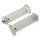 REVETEMENT POIGNEE REPLAY SCOOTER/50 A BOITE DOME TRANSPARENT/CHROME - CLOSED END (PAIRE)