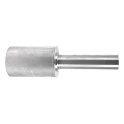 ADAPTATEUR/BROCHE DE LEVE/BEQUILLE MOTO STAND ARRIERE MONOBRAS POUR BMW 1200 R, 1300 K, 1200 R NINE T ACIER ARGENT DIAM 53,5 mm -P2R