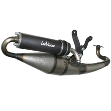 POT SCOOT LEOVINCE TT BLACK POUR MBK 50 NITRO, OVETTO 2T / YAMAHA 50 AEROX, NEOS 2T (REF 4054B)
