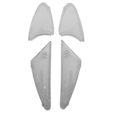 LENS FOR FLASHER FOR SCOOT PEUGEOT 50 BUXY, ZENITH, SPEEDAKE FRONT+REAR TRANSPARENT (x4) -REPLAY