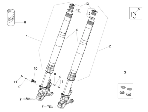 Fourche Av. Ohlins