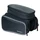 SACOCHE DE CADRE VELO BASIL DESIGN NOIR FIXATION VELCRO 1.5L AVEC 2 COMPARTIMENTS LATERAUX