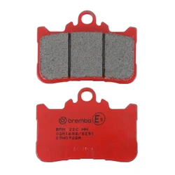 PLAQUETTE DE FREIN BREMBO POUR HONDA 750 CB HORNET 2023> AV, 500 CB F 2022> AV, 500 CBR R 2022> AV (ROUTE METAL FRITTE) -07HO72SA