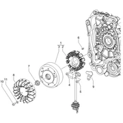 Volant magnetique