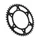 COURONNE MOTO ADAPTABLE CF MOTO 800 MT 520 45 DTS ACIER NOIR (DIAM 125/150/8.5) -JT SPROCKETS