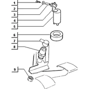 Centrale clignotante-contacteur du stop