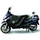 TABLIER COUVRE JAMBE TUCANO POUR PIAGGIO 125 X-EVO, 125 X8, 400 X-EVO, 400 X8 (R045-x) (TERMOSCUD) (SYSTEME ANTI-FLOTTEMENT SGAS)