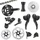 GROUPE GRAVEL SHIMANO GRX600 DISQUE NOIR 11V. 172.5 EN 40-36 CUVETTE PRESSFIT CASSETTE 11-34