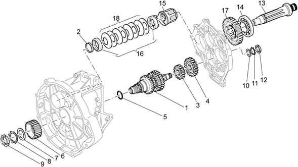 ARBRE PRIMAIRE BOITE DE VITESSES