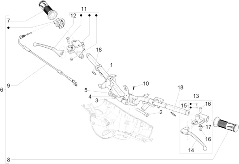Guidon - Maître cylindre