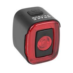 ECLAIRAGE VELO USB ARRIERE SUR TIGE OU CHARIOT DE SELLE NEWTON FONCTION FEU STOP LW-200 COB LEDS 50 LUMEN NOIR (ECLAIRAGE ROUGE)