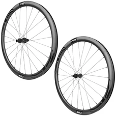 ROUES ROUTE DISQUE 700 FIR FC EVO 38 LIGHT CENTERLOCK CARBONE NOIR CASSETTE SRAM XDR 12V AXE TRAVERSANT 12/100 ET 12/142 HAUTEUR/PROFIL 38 mm (PAIRE) POIDS 1270 g -TUBELESS READY