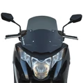 WINDSHIELD FOR MAXISCOOTER HONDA 700 INTEGRA 2012>, 750 INTEGRA 2014> (SHORT-DARK SMOKED)  -MALOSSI-