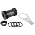 CUVETTE INTEGRE BOITIER FILETE VTT/ROUTE T47 BLACKBEARING (BOITE DE 86/92) ANGLAIS / BSC / 1,37x24 AXE 24mm ET 24/22mm (ADAPTATEUR GXP)