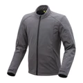 BLOUSON MOTO PRINTEMPS/ETE HOMME TUCANO OVETTO SOFTSHELL GRIS FONCE RESPIRANT, DEPERLANT, COUPE-VENT TAILLE XXL (2XL) CERTIFIE CE-CLASSE A (SELON LA DIRECTIVE EN17092-2020)