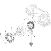 Volant magnetique