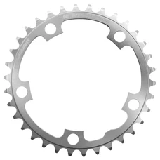 CHANRING FOR ROAD BIKE-5 arms- 34T. Ø110 "INNER" SILVER -ALUMINIUM- STRONGLIGHT 9/10 Speed (SHIMANO TYPE)