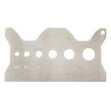 OUTIL JAUGE FILETAGE (MESURE PAS DE VIS) -P2R