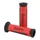 GRIP -  DOMINO ORIGINAL- ON ROAD  A350 RED/BLACK 120 mm OPEN END (PAIR)