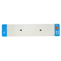 PLASTIC STRIP FOR BLANK PVC LICENSE PLATE (CAR FORMAT 520X110)-DEPT 13/EUROPE (SOLD PER UNIT)