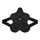 COUVRE SELLE MOTO TUCANO COOL FRESH NOIR COURT 420x420 mm (EN MAILLE FILET 3D AERO 100% POLYESTER)