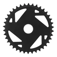 CHAINRING FOR EBIKE- DIRECT MOUNT 38 Teeth. Single- BLACK AMUMINIUM 7075 STRONGLIGHT (for BOSCH 4th GENERATION) NARROW WIDE TECH