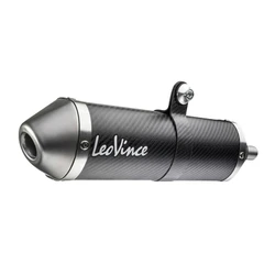 SILENCIEUX 50 A BOITE LEOVINCE X-FIGHT CARBONE POUR BETA 50 RR EURO 5 2021>2022 VENDU SANS LE COLLECTEUR (PASSAGE HAUT A DROITE) (REF 17005) (HOMOLOGUE CE)