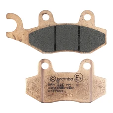 PLAQUETTE DE FREIN BREMBO POUR PEUGEOT 125 DJANGO 2014>2016 AV, 125 GEOPOLIS 2007>2009 AV/AR, 400 GEOPOLIS 2007>2012 AV/AR/SUZUKI 400 BURGMAN 2007>2024 AV (SCOOTER METAL FRITTE) -07076XS